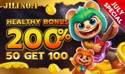 JILINo1 Healthy Bonus Boost 200 percent daily offer